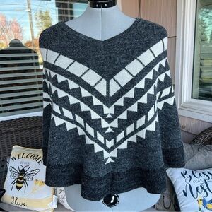 Ladies Poncho Sweater
